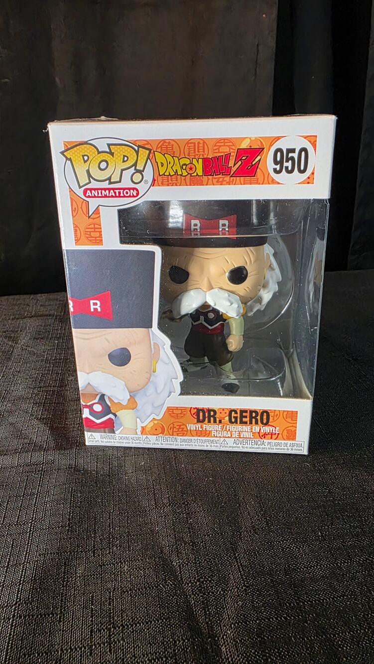 Funko Pop! Dragon Ball Z Dr. Gero #950 Vinyl Figure with Box